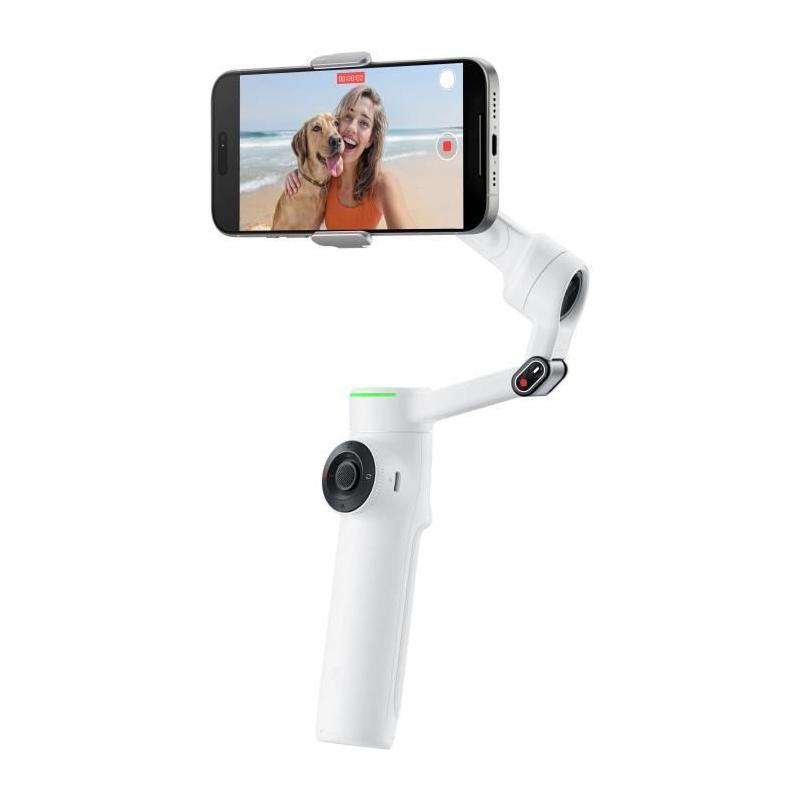 Stabilisateur pliable 3 axes Insta360 Flow 2 Pro Blanc