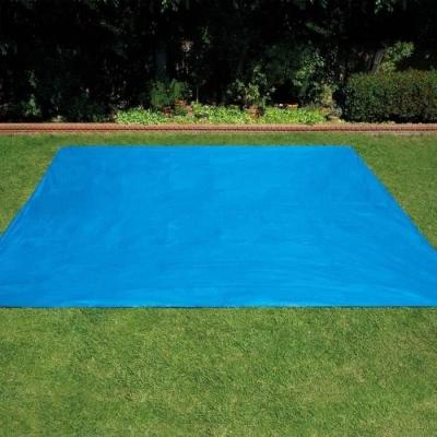 Tapis de sol piscine autoportante INTEX 472x472 cm - 0,13 mm - Bleu