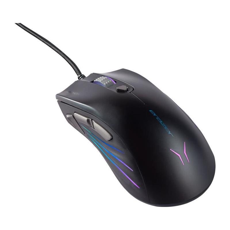 Souris Gaming filaire - ERAZER MD 88505 - 5000 DPI - Noir