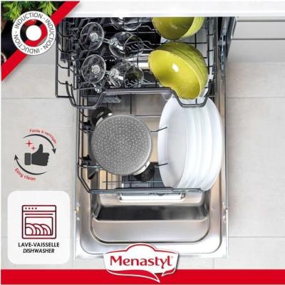 Couscoussier MENASTYL en aluminium effet marbre 9L - Induction