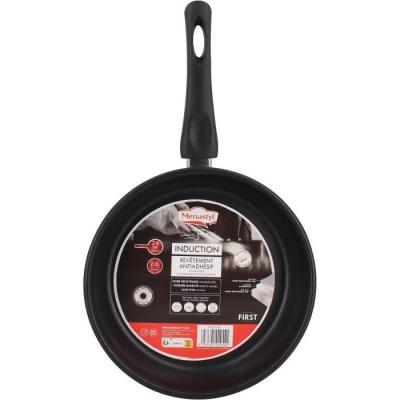 Poele MENASTYL 24 cm Inox - Tous feux dont induction
