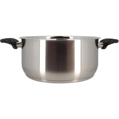 Faitout MENASTYL en acier inoxydable 24 cm pour tous feux dont induction