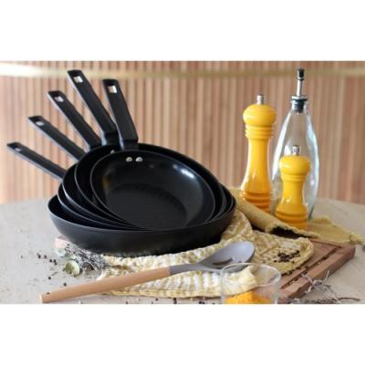 Poêle MENASTYL en aluminium forgé 20 cm noir - Induction