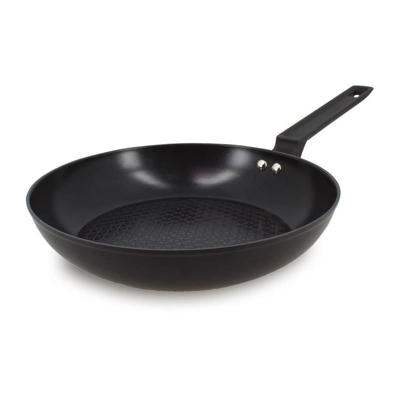 Poêle MENASTYL 26 cm en aluminium forgé noir - Tous feux dont induction