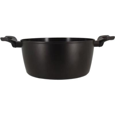 Faitout MENASTYL 24 cm Noir - Aluminium forgé - Induction