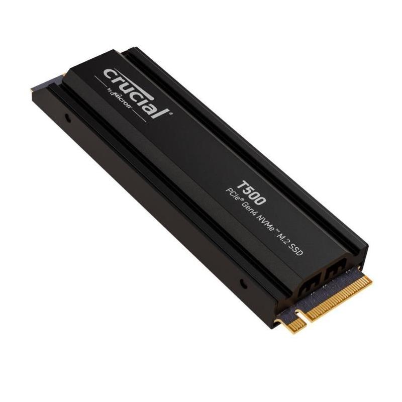 SSD Crucial T500 1 To PCIe Gen4 NVMe M.2 PS5 avec Dissipateur