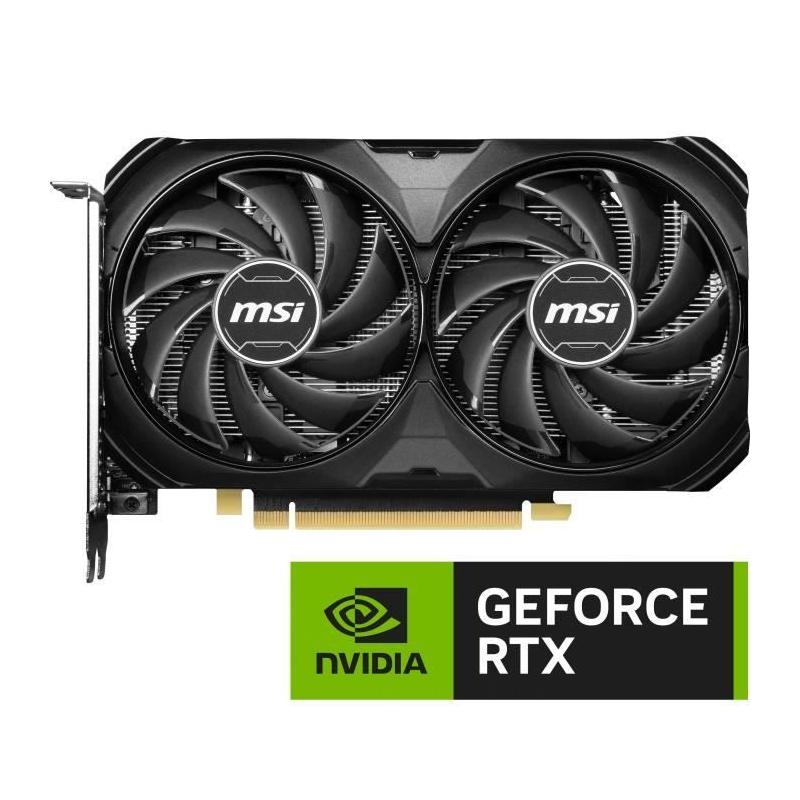 Carte Graphique MSI RTX 4060 Ti VENTUS 2X BLACK OC - 8Go