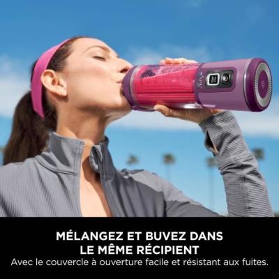 Blender portable Ninja Blast - Autonomie 2h - Sans BPA - Violet