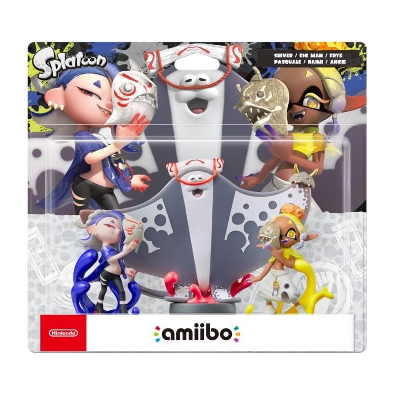 Figurine Amiibo Splatoon - Pasquale, Raimi & Angie • Collection tendance