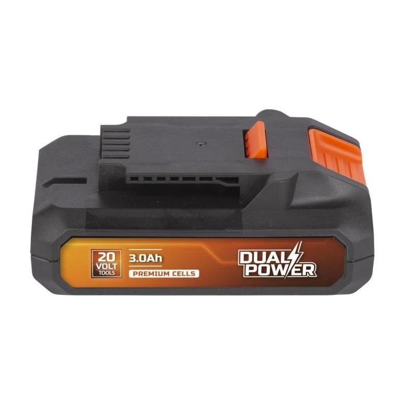 Batterie Dual Power POWDP9023 - Puissance 20V avec LED - Bricolage sans Fil