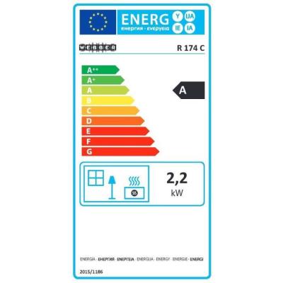 Poele a pétrole 2200W - Sécurité anti-basculement - Détecteur CO²
