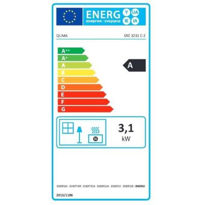 Chauffage efficace pour 120m3 : Poele a pétrole Qlima SRE 3231C2