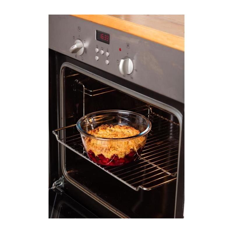 Boîte ronde Cook & Go en verre borosilicate - 11 cm-200 ml