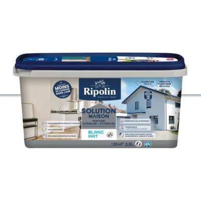 Peinture mat Solution maison blanc - RIPOLIN - 2,5 L