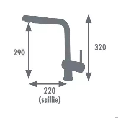 Mitigeur Evier MATSOUKO - Inox pour une cuisine moderne Mitigeur Evier MATSOUKO - Inox pour une cuisine moderne