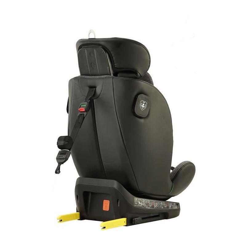 Siege-auto pivotant BBGO - Wondersafe - Gris - Fibre bambou - I-SIZE - ISOFIX