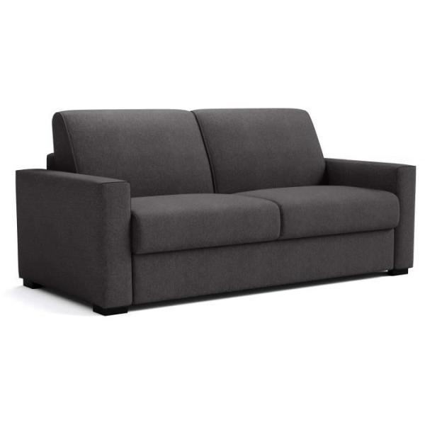 Canapé convertible express - 3 places - BL018 - Tissu como 22 Graphite - 190 x 100 x 87 cm