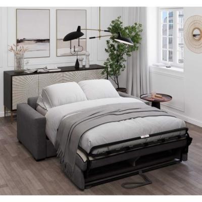 Canapé convertible express 3 places - Tissu como Graphite