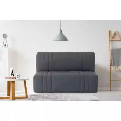 Banquette BZ Gris anthracite 100% coton - DREAM