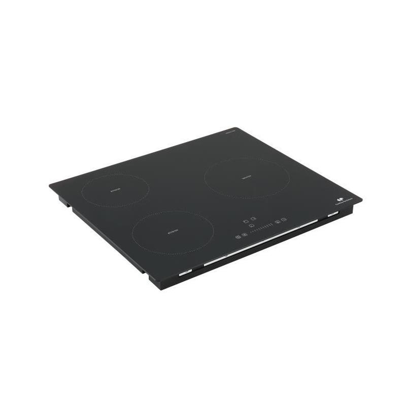 Plaque induction 3 foyers Continental Edison - Performances en noir