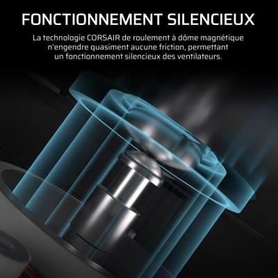 Ventilateur PWM 140mm - CORSAIR - RS140: Refroidissement efficace & silencieux