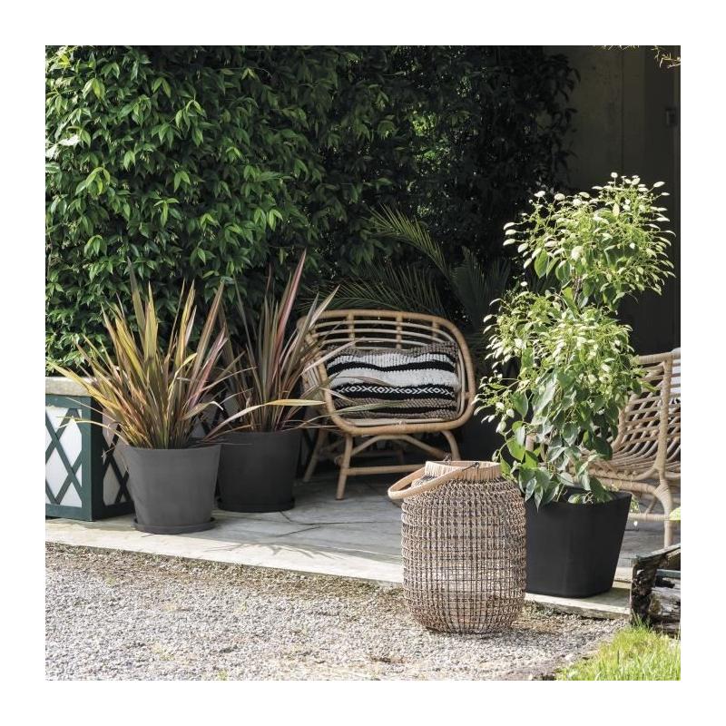 Pot de fleurs DEROMA Origin 11 L - Anthracite