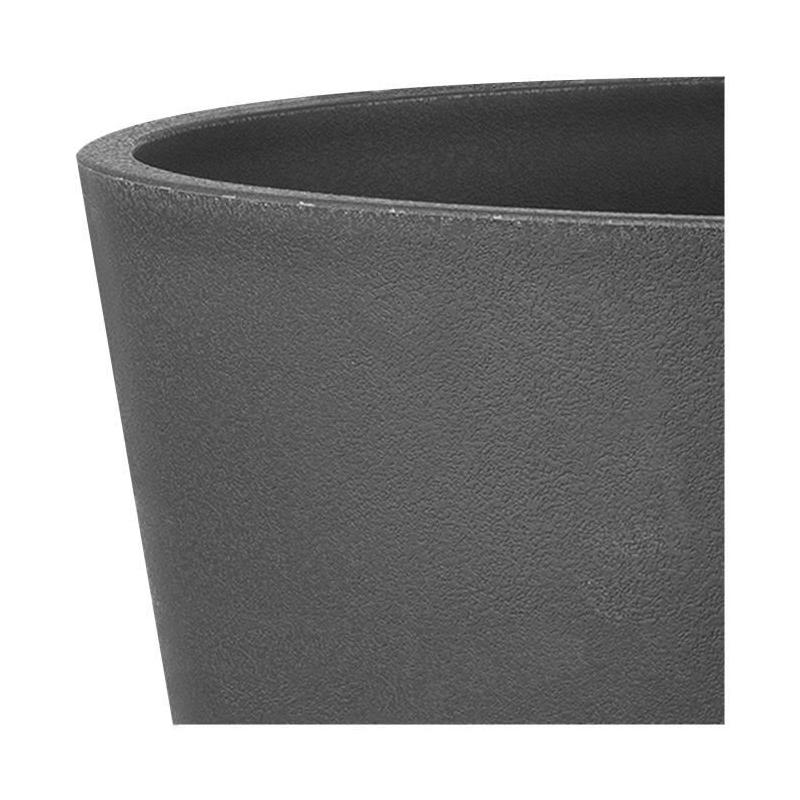 Pot de fleurs DEROMA Origin 85 L à roulettes - Anthracite