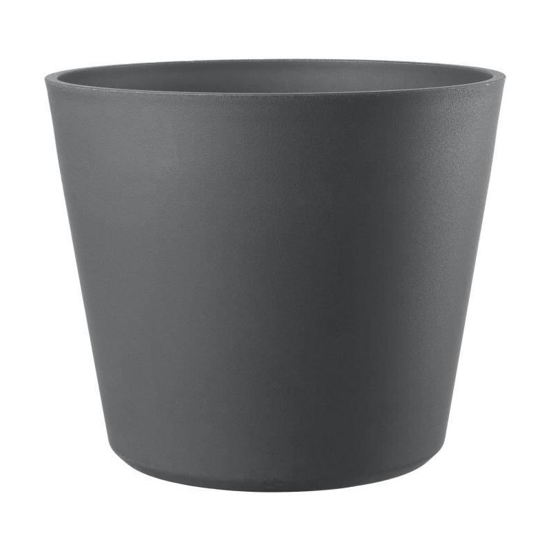Pot de fleurs DEROMA Origin 85 L avec roulettes - Gris