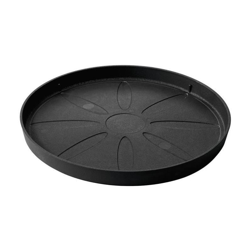 Soucoupe DEROMA Origin Anthracite 49,5 x h4,5 cm - Plateau Design