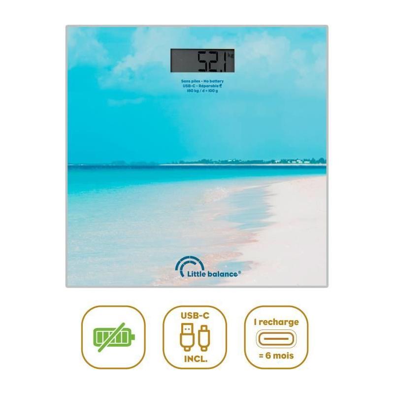 Pèse-personne LITTLE BALANCE USB-C - Caraïbes