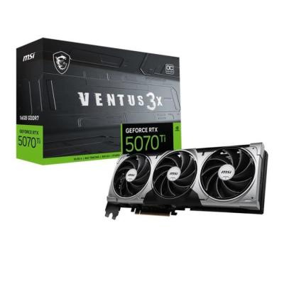 Carte graphique MSI GeForce RTX 5070 Ti VENTUS 3X OC - 16 Go