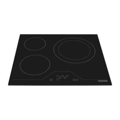 Plaque de cuisson vitrocéramique OCEANIC OCEATV3Z60B - 3 foyers - noir
