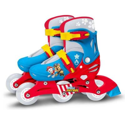 Patins en Ligne 2 en 1 PAW PATROL - PAT PATROUILLE 3 Roues - Tri skate et Roller ajustable - Taille 27-30