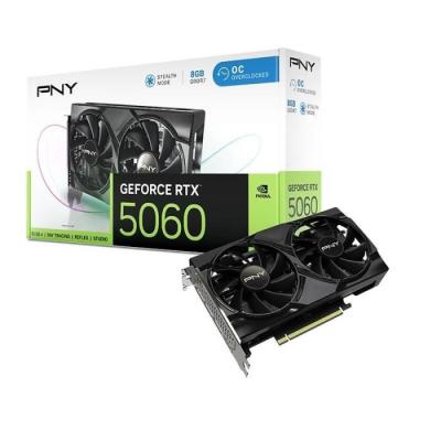 PNY - Carte Graphique GeForce RTX™ 5060 - 8Go - Overclocked - DLSS 4