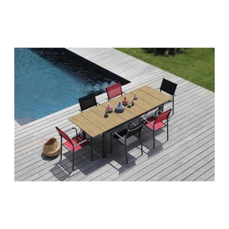 Table de jardin extensible en aluminium - Jusqu'à 10 personnes