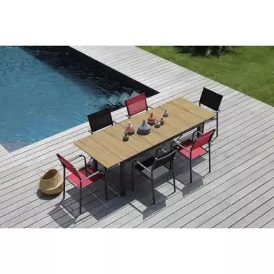 Table de jardin extensible en aluminium - Jusqu'à 10 personnes