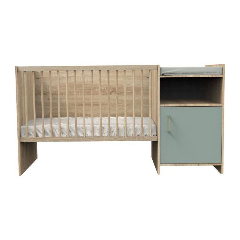 Lit combiné évolutif CHARLIE 120x60 cm - SAUTHON - Sauge