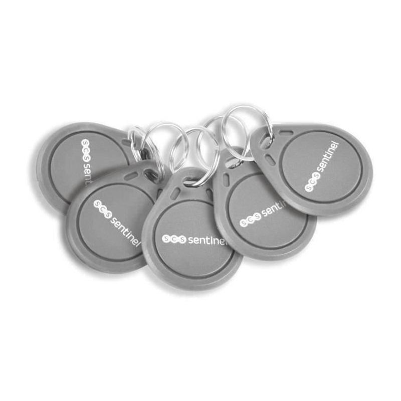 Lot de 5 badges RFID pour contrôle d'accès SCS SENTINEL - Fréquence 125 kHz