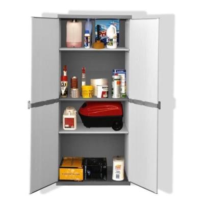 Armoire de rangement haute en résine TOOD - Gris