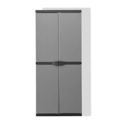 Armoire de rangement haute en résine TOOD - Gris