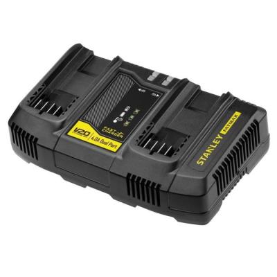 Double Chargeur 18V 4A Compatible avec Batteries Gamme V20 - STANLEY FATMAX