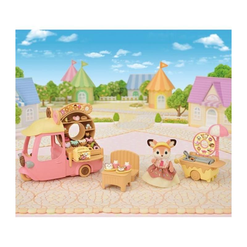 Le chariot de donuts pour SYLVANIAN FAMILIES - Figurine miniature