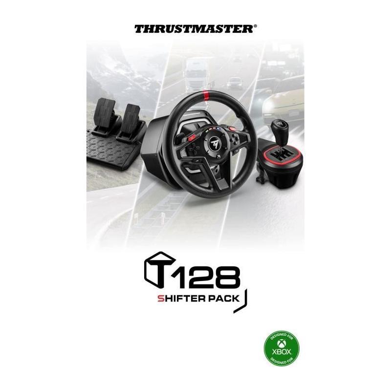 Volant gaming Thrustmaster T128 X Shifter Pack - Noir et Rouge