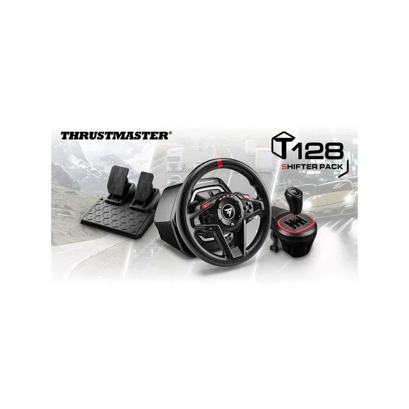 Volant gaming Thrustmaster T128 X Shifter Pack - Noir et Rouge