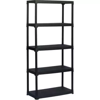 Etagère plastique TOOD 5 tablettes - Pratique et solide!