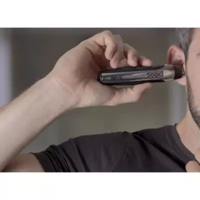 Tondeuse de précision WAHL - TRAVEL KIT DELUXE - Noir / Argent