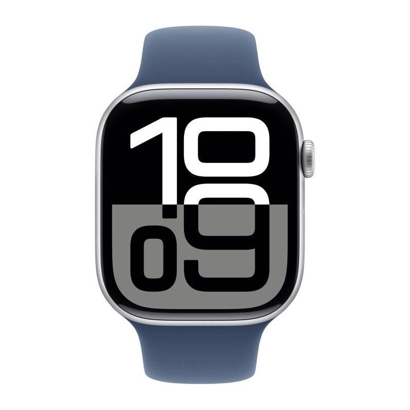 Nouvelle Apple Watch Series 10 - GPS + Cellular - Bracelet Denim Sport Band