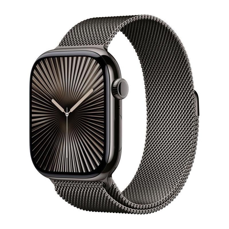 Montre Apple Watch Series 10 - Titanium Slate - 46mm - Bluetooth & Cellular