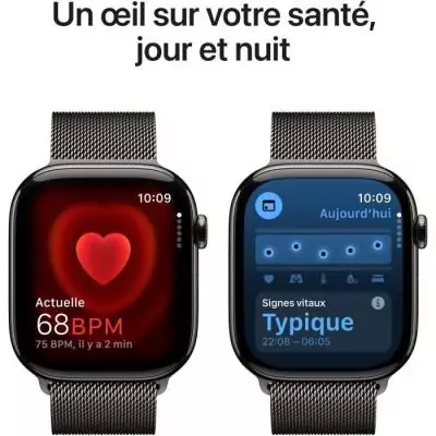 Montre Apple Watch Series 10 - Titanium Slate - 46mm - Bluetooth & Cellular Montre Apple Watch Series 10 - Titanium Slate - 46mm - Bluetooth & Cellular