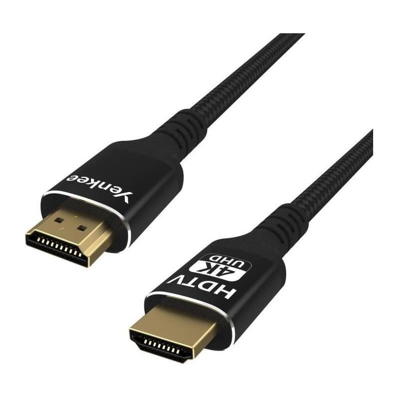 Câble HDMI-A - HDMI-A 2.0 / 4K 3m YENKEE - Haute qualité